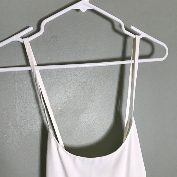 Everlane White Japanese GoWeave Cross Back Slip Dress - Picture 5 of 13